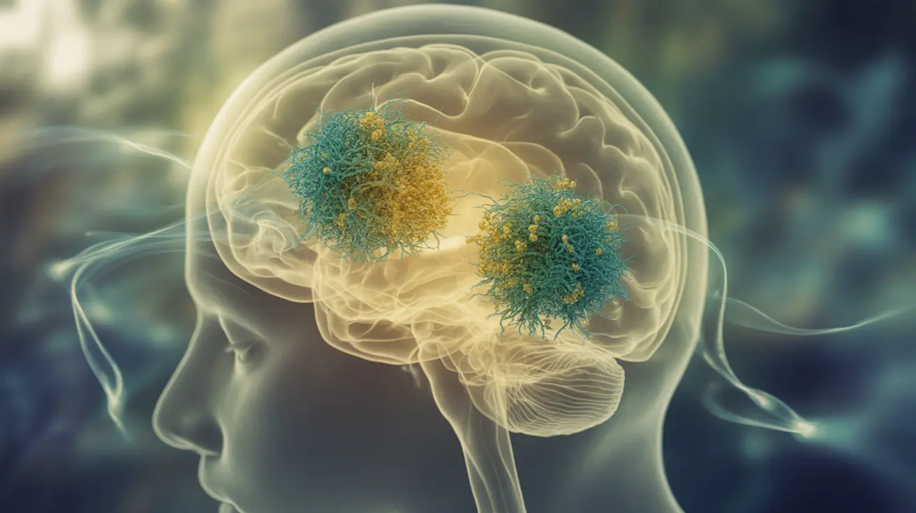 Abstract concept art of glowing CBG oil molecules interacting with stylized CB1 and CB2 receptors in an abstract human body, emphasizing connectivity and therapeutic potential.