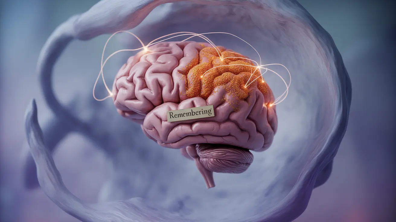 Detailed illustration of a human brain demonstrating the effects of rapid onset dementia, with highlighted regions showing cognitive decline against an abstract background.