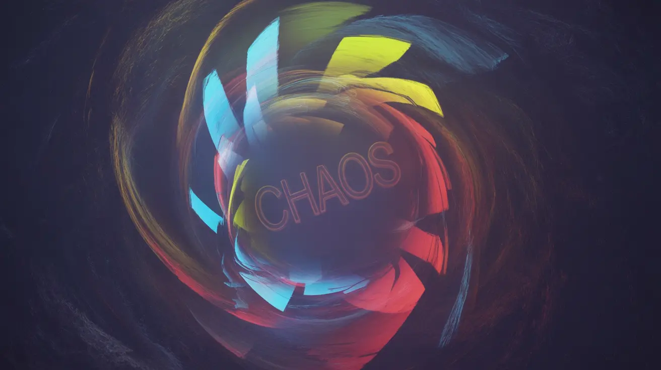 Abstract concept, intense surge of energy, racing thoughts symbolized by swirling patterns and bright, contrasting colors, dynamic composition